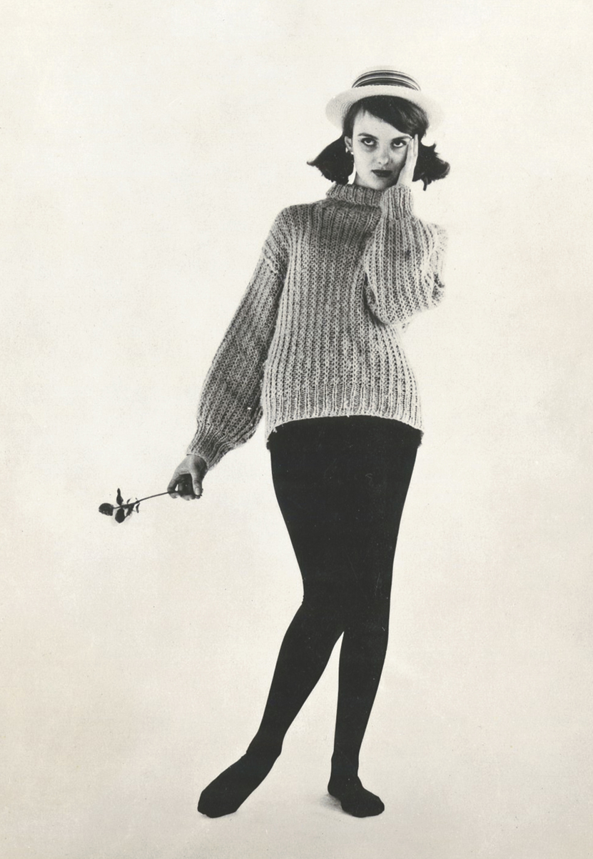My first model card with the picture Vogue loved 1959 - photo 12