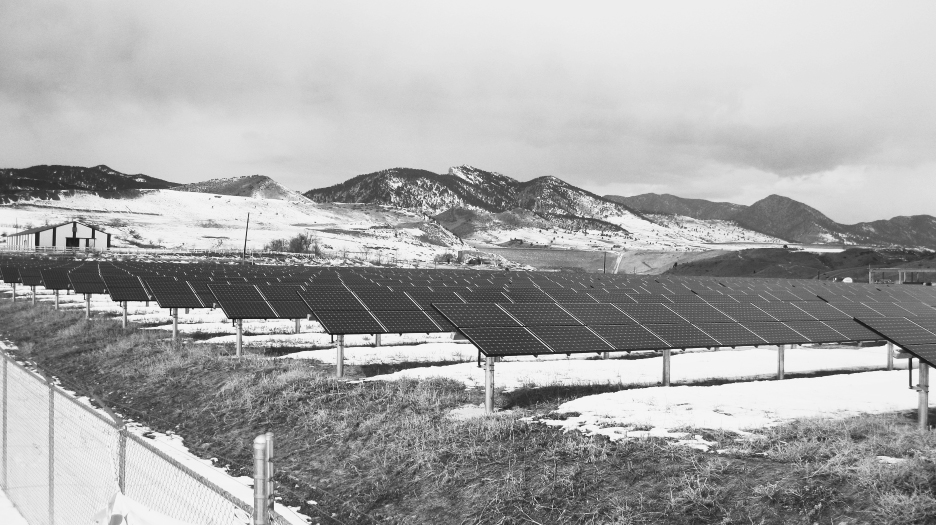 Fig 1-1a and 1-1b a This large PV array near Golden Colorado and b - photo 3