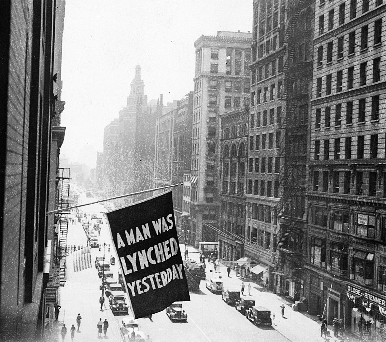 Flag outside the NAACP offices at 69 Fifth Avenue New York City Library of - photo 3