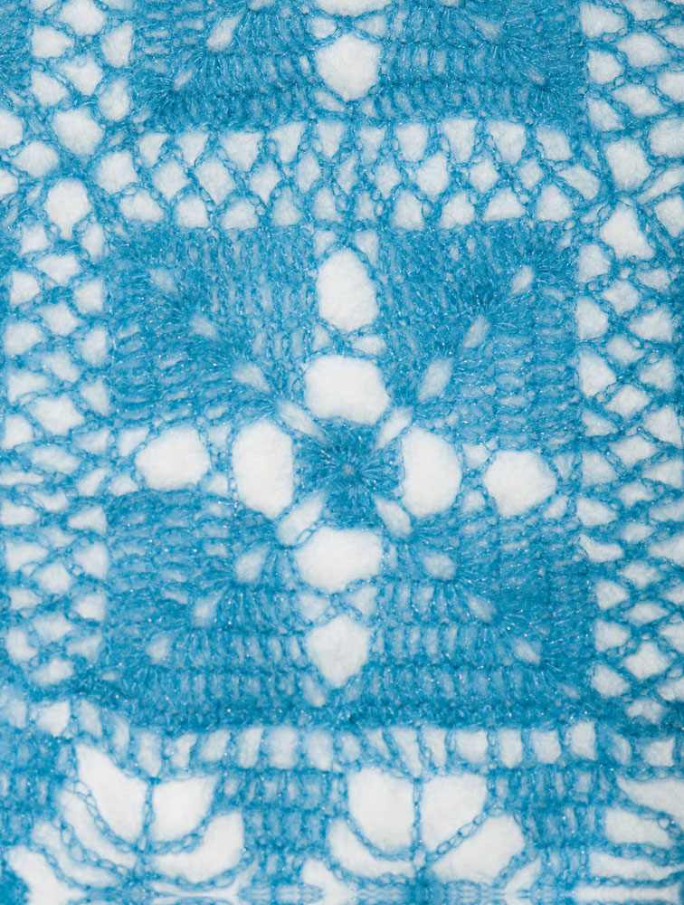 There are many crochet stitch patterns that create open lacy fabric perfectly - photo 5