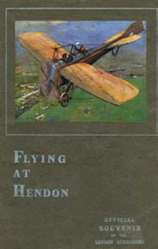 Souvenir programme for the Hendon air show 1910s In the United Kingdom civil - photo 8