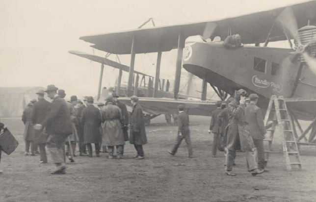 Passengers waiting to board the Handley Page O400 converted aircraft at - photo 10