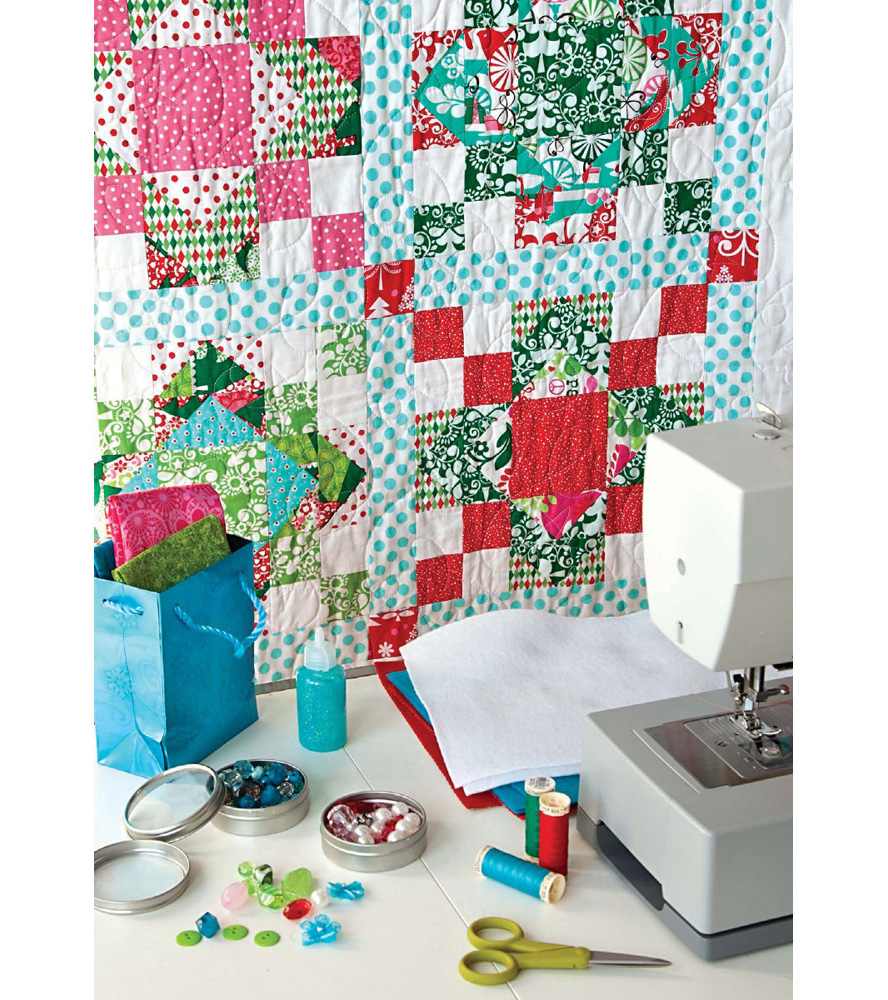 Holiday Squares Whip up this fun project in your most vibrant collection of - photo 4