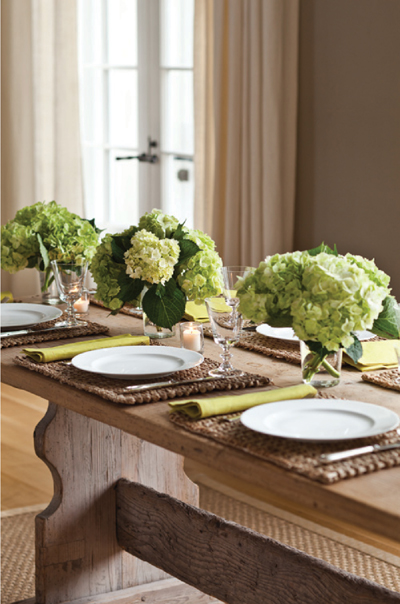 Arrange one flower in abundance down the table Serve mismatched glasses in - photo 2