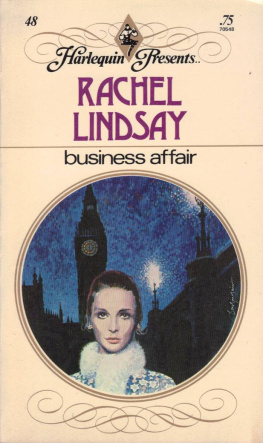 Rachel Lindsay - Business affair