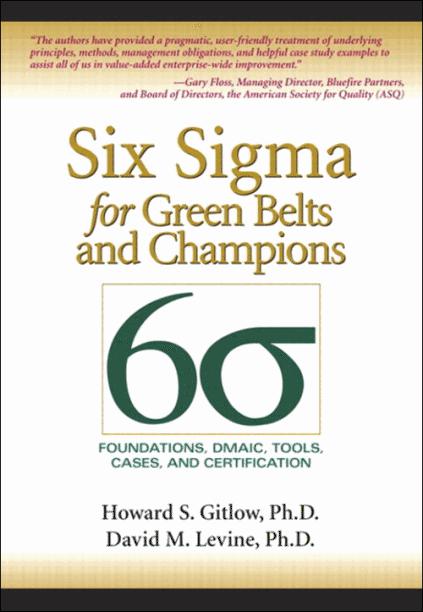 Six Sigma for Green Belts and Champions Foundations DMAIC Tools Cases and Certification - image 1