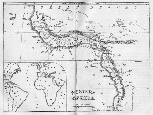 5 Western Africa This map from Leighton Wilsons Western Africa provides an - photo 12