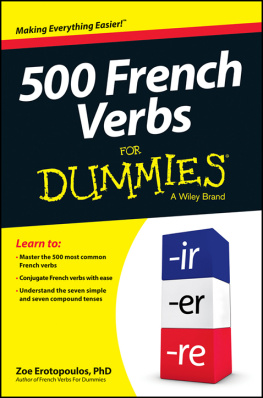 Erotopoulos - 500 French Verbs For Dummies