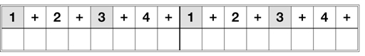 Pulses and subdivisions The main function of the top row on a chart is to show - photo 4