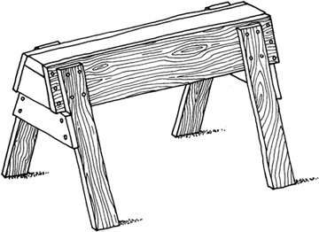 Carpenters Tool Box Scrap one-inch lumber and a sturdy dowelor a section of a - photo 3