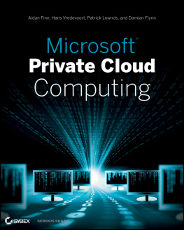 Aidan Finn Microsoft Private Cloud Computing