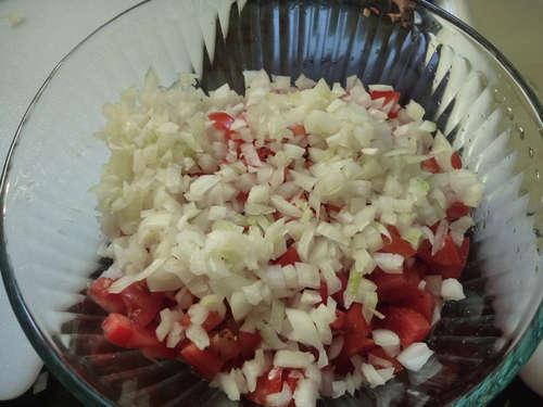 Step 4 Chop the garlic Next chop the fresh garlic and add it onto the - photo 9