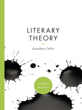 Jonathan Culler - Literary Theory