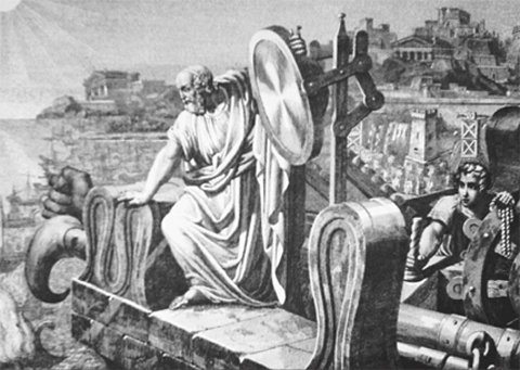 Archimedes so terrorized Roman sailors that every time they spied a rope or a - photo 4