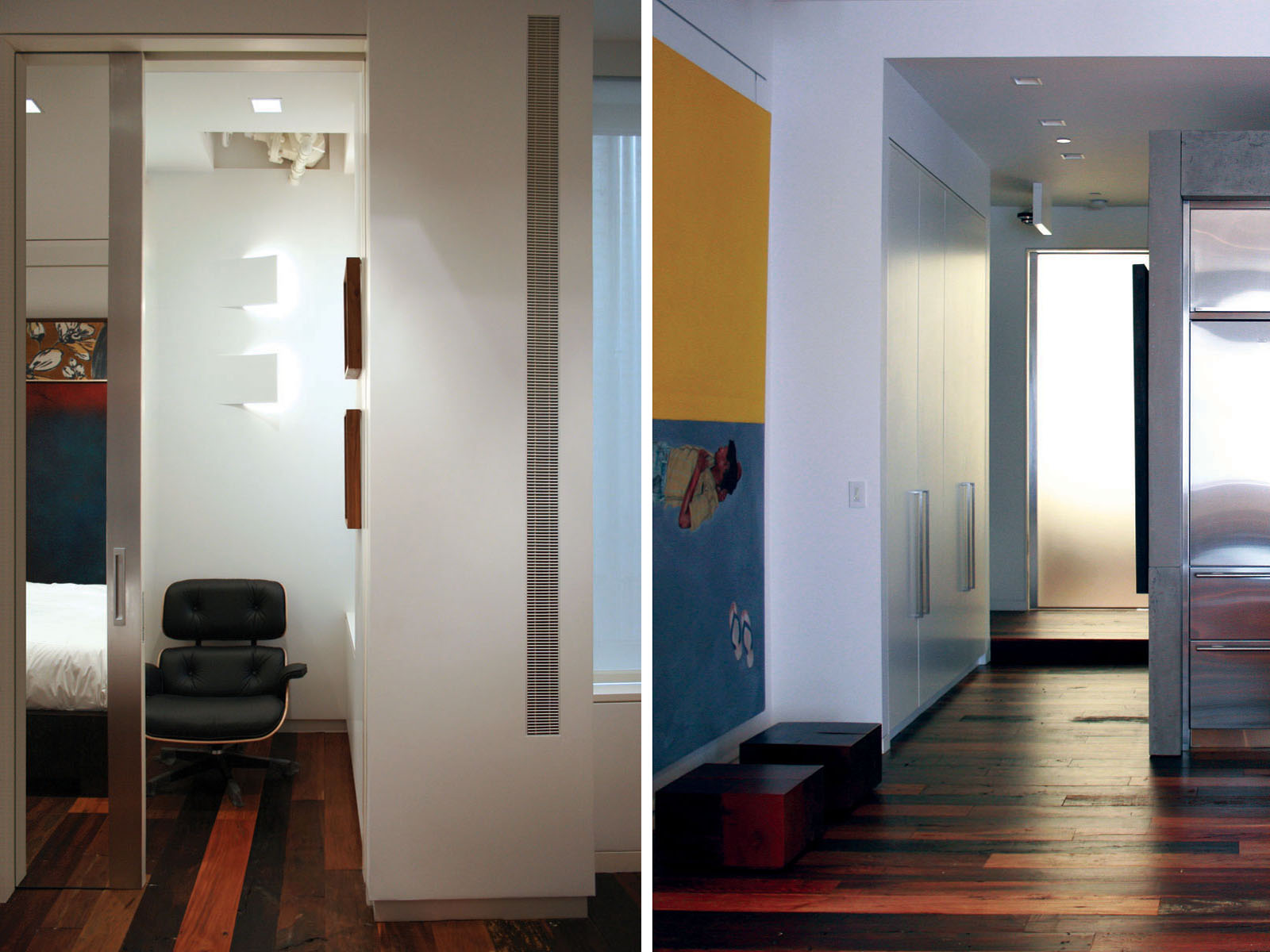 Install translucent glass doors and panels to bring natural light into dark - photo 20