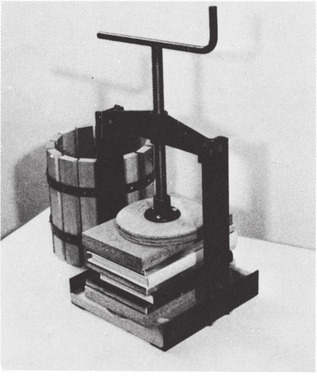 Illus 4A fruit press makes a good book press The fruit cage is not usedit is - photo 4