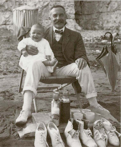 Myself and Father somewhere on the South Coast c 1920 In a Thames - photo 5