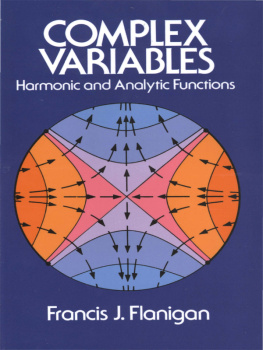 Francis J. Flanigan - Complex Variables