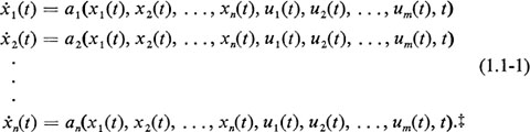 We shall define as the state vector of the system and as the control - photo 3