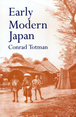 Conrad Totman - Early Modern Japan