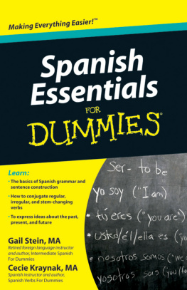 Gail Stein - Spanish Essentials For Dummies