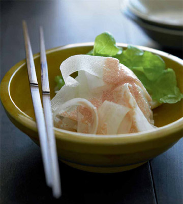 Rice-Stuffed Marinated Tofu Pockets Inarizushi I n shades of white and tan - photo 3