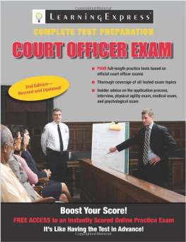 LearningExpress LLC Court Officer Exam