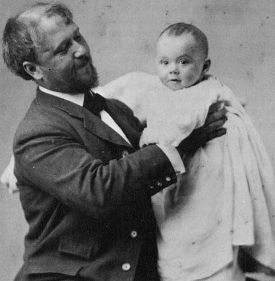 Bernard and his son Wallen Maybeck c 1899 Bernard Maybeck Collection - photo 5