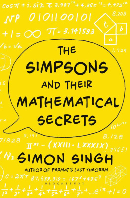 Simon Singh The Simpsons and Their Mathematical Secrets