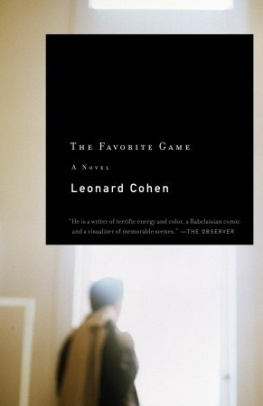 Leonard Cohen The Favorite Game