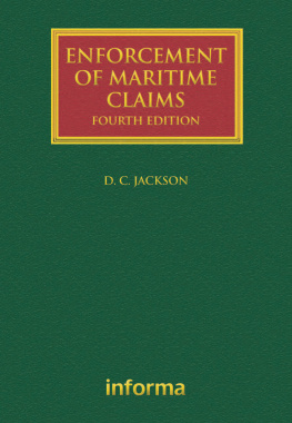 D C Jackson - Enforcement of Maritime Claims