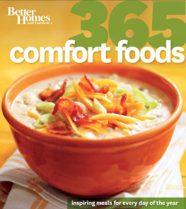 Better Homes and Gardens Better Homes and Gardens: 365 Comfort Foods