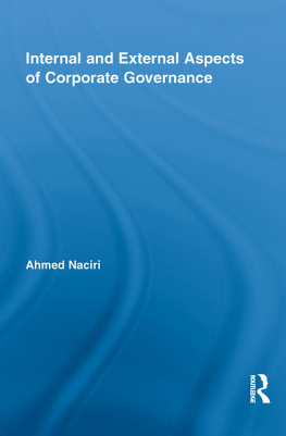 Ahmed Naciri - Internal and External Aspects of Corporate Governance