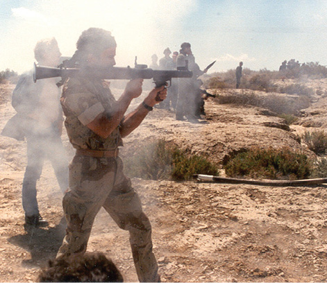 Weapons training Niland California 1988 SEAL Team Six 1987 Climbing - photo 13