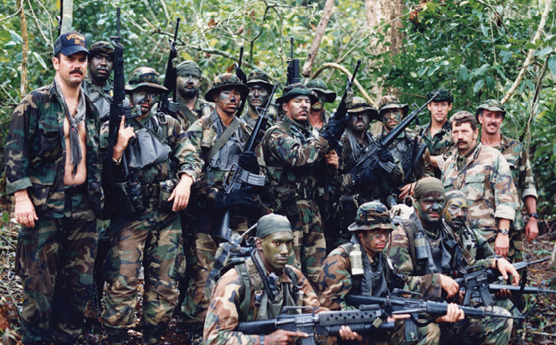 Navy Special Warfare jungle school in Panama 1990 My CWO2 commissioning - photo 18