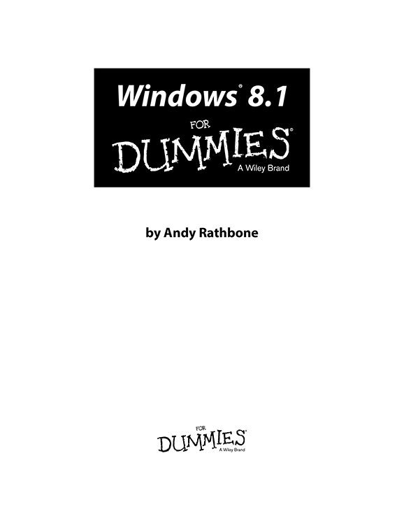 Windows 81 For Dummies Published by John Wiley Sons Inc 111 River - photo 2