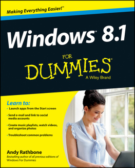 Andy Rathbone - Windows 8.1 For Dummies