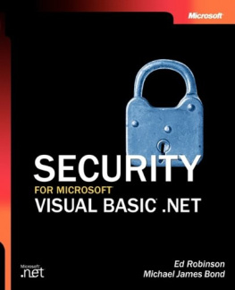 Ed Robinson - Security for Microsoft Visual Basic .NET