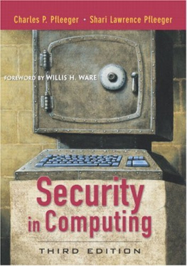 Charles P. Pfleeger - Security in computing