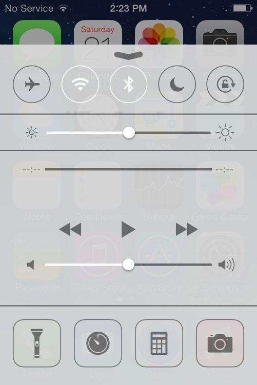 Control Center Notification Center App Store Multitasking Windows - photo 8