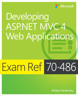 William Penberthy - Exam Ref 70-486: Developing ASP.NET MVC 4 Web Applications