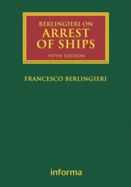 Francesco Berlingieri - Berlingieri of Arrest of Ships