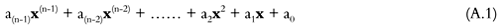 The value of x is not important as it is only the coefficients an that we are - photo 1