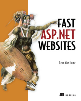 Dean Alan Hume - Fast ASP.NET Websites