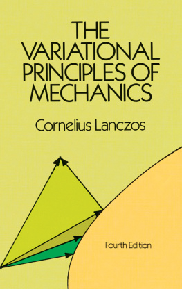 Cornelius Lanczos - The Variational Principles of Mechanics