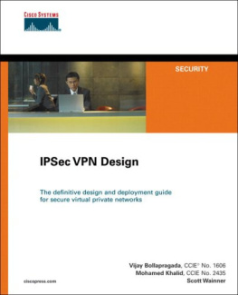 Vijay Bollapragada - IPSec VPN Design