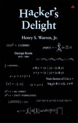 Henry S. Warren Jr. - Hackers Delight