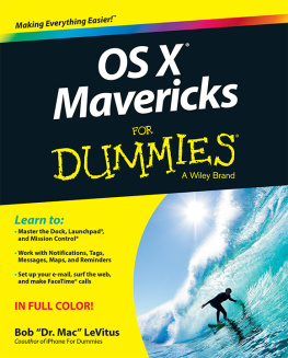 Bob LeVitus - OS X Mavericks For Dummies