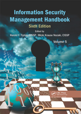 Harold F. Tipton - Information security management handbook