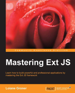 Loiane Groner - Mastering Ext JS